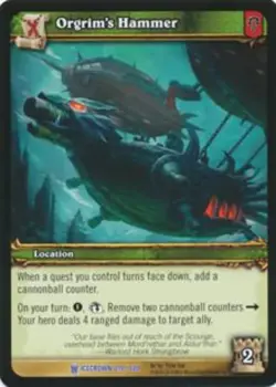 Light Play WoW TCG Orgrim's Hammer Icecrown World of Warcraft - Image 1