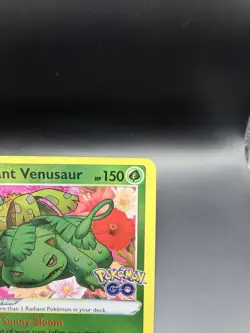 Pokemon Card - Radiant Venusaur Pokemon GO 004/078 Radiant Rare 2022 - Image 2