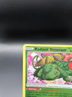 Pokemon Card - Radiant Venusaur Pokemon GO 004/078 Radiant Rare 2022 - Image 3