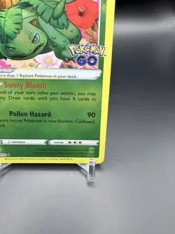 Pokemon Card - Radiant Venusaur Pokemon GO 004/078 Radiant Rare 2022 - Image 5