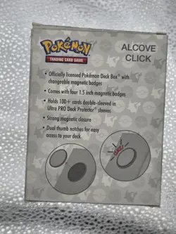 Ultra Pro Pokemon Alcove Click Box - GALAR (4 Magnetic Badges, Holds 100 Cards) - Image 3