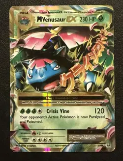Pokemon Evolutions M Venusaur EX Holo Ultra Rare TCG Card 2/108 LP Condition - Image 1