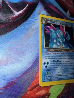 Pokemon Dark Feraligatr 5/105 Neo Destiny Holo Rare 80 HP Stage 2 Card - Image 2