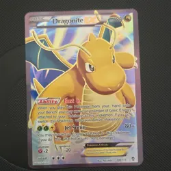 Pokemon Dragonite EX Full Art Ultra Rare Holo XY Furious Fists 108/111 Card - Image 1