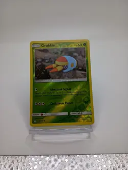 Grubbin #18/214 Unbroken Bonds Pokemon Reverse Holo Common Card - Image 1