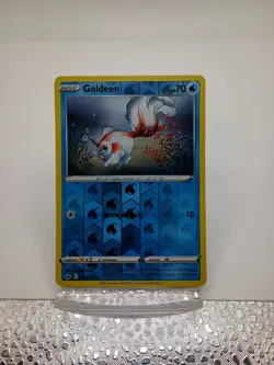 Goldeen (45/202) - SW&SH Base Set - Reverse Holo Common Pokemon Card - NM - Image 1