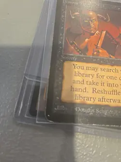 Demonic Tutor - MTG - Alpha - Image 5