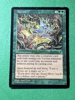 **Aluren** ~Tempest~ MTG: Magic the Gathering Heavy Play (HP) - Image 1