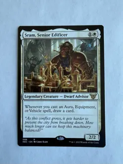 Sram, Senior Edificer - NEC - MTG Commander - Near Mint - Image 1