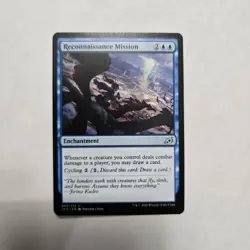 Wizards MTG Reconnaissance Mission - Ikoria - Uncommon Blue Enchantment Regular - Image 1