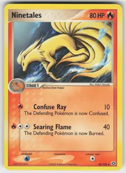 Ninetales Uncommon Emerald 38/106 Pokemon - Image 1