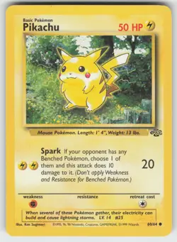 Pikachu Common Jungle 60/64 Pokemon - Image 1