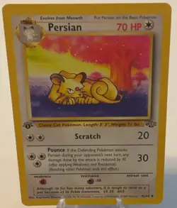 Pokemon TCG Persian Jungle 42/64 1st Edition Uncommon Regular 70 HP English - Image 1