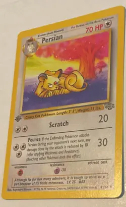Pokemon TCG Persian Jungle 42/64 1st Edition Uncommon Regular 70 HP English - Image 3