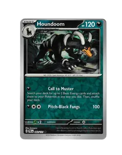 Houndoom 063/131 Reverse Holo SV: Prismatic Evolutions Pokemon Off-Center Error - Image 1
