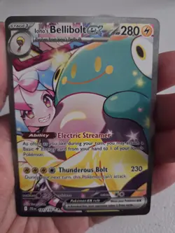 Iono’s Bellibolt ex SIR 183/159 Pokemon Journey Together Special Illustration RC - Image 3