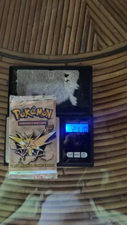 Zapdos Fossil 1999 Pokemon Booster Pack, Maybe Heavy 21.1 Unopened - Image 1