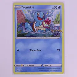 Squirtle SWSH233 Cosmos Holo Promo Pokemon GO Stamped TCG NM - Image 1