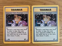 Imposter Oak's Revenge 76/82 x2 - Team Rocket - Pokemon TCG - 1st Edition - Image 1