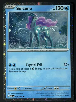 Suicune (Cosmos Holo) 026/094 Phantasmal Flames NM w/ SWIRL 🌀 Pokemon TCG - Image 5