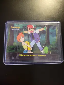 Topps EP3 Ash Catches a Pokemon 2000 TV Animation Edition Foil Holo - Image 2