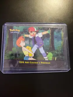 Topps EP3 Ash Catches a Pokemon 2000 TV Animation Edition Foil Holo - Image 5