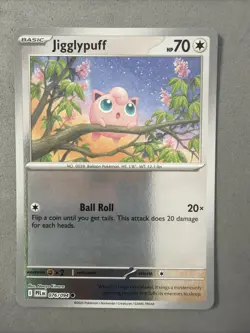 Pokemon TCG * Phantasmal Flames * 76/94 Jigglypuff REVERSE HOLO Common FRESH PK - Image 1