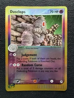 Pokemon Dusclops 4/100 EX TCG Sandstorm Reverse Holo Rare 2003 NM - Image 1