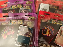 12 packs of Pokemon TCG Mega Evolution Ascended Heroes Tech Sticker Collection - Image 3