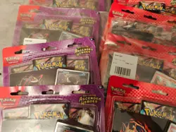 12 packs of Pokemon TCG Mega Evolution Ascended Heroes Tech Sticker Collection - Image 4