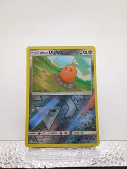 Pokemon - Alolan Diglett - 121/214 - Reverse Holo - Unbroken Bonds - NM/M - Image 1