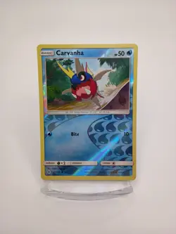 Pokemon TCG Carvanha Guardians Rising 27/145 Reverse Holo Common - Image 1