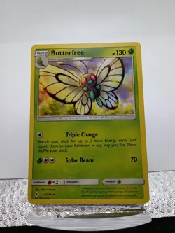 Butterfree 4/214 Rare Sun & Moon Unbroken Bonds Pokemon TCG LP - Image 1