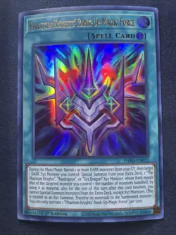 Phantom Knights’ Rank-Up-Magic Force - PHRA-EN051 Ultra Rare 1st ed NM Yugioh - Image 1