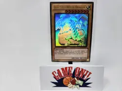 YuGiOh Blue-Eyes White Dragon GLD5-EN001 Gold Series Ghost Limited Edition LP - Image 1