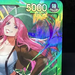 Jewelry Bonney OP07-019 ONE PIECE Tcg Card Game NM GREEN Leader - Image 5