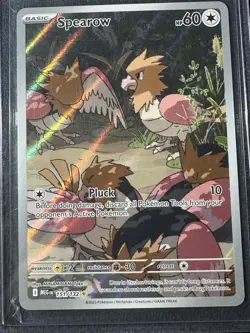 Spearow - 151/132 - Illustration Rare - Mega Evolutions - Pokemon Card - NM/M - Image 1
