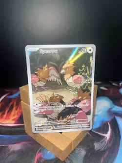 Pokemon TCG Mega Evolution Spearow 151/132 Illustration Rare Card English - Image 3