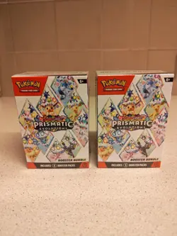 Pokemon TCG: Prismatic Evolutions Booster Bundle - New & Sealed X2 - Image 1