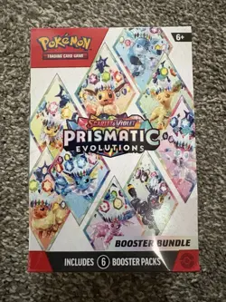 Pokemon TCG Prismatic Evolutions Booster Bundle - NEW & SEALED - Image 1