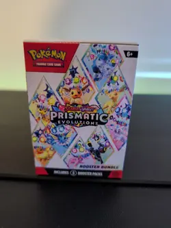 Pokemon TCG Prismatic Evolutions Booster Bundle 6 Packs (New and Sealed) - Image 1
