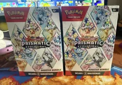Pokemon TCG Prismatic Evolutions Booster Bundle x2 - BRAND NEW & SEALED - Image 1