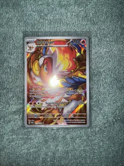 Infernape 173/167 Illustration Rare Pokemon Card With Ultra Pro Card Holder - Image 5