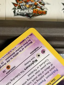 Wizards of the Coast Haunter Holo Rare Unlimited 6/62 Fossil Pokemon Card 1999 - Image 4