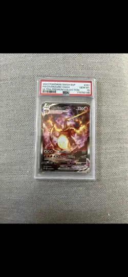 2019-2023 Pokemon SWSH Black Star Promos Charizard VM #SWSH261 PSA 10 Gem Mint - Image 1