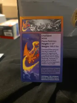 2019 Pokemon Kanto Power Mini Tins Promo Full Art Card #006 Charizard Collectors - Image 2