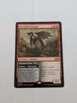 Decadent Dragon Wilds of Eldraine Regular - Image 1