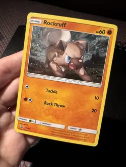 Pokemon Rockruff SM06 SM Promos Promo Holo MP - Image 3