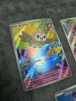 🎊Pokemon First Partner Alola Set: Rowlet Litten Popplio 043 044 045 - NM - Image 2