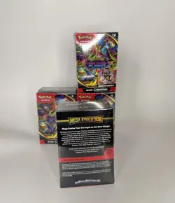 Pokemon Mega Evolution and 3x Phantasmal Flames Booster Bundle Sealed Lot Of 4 - Image 4